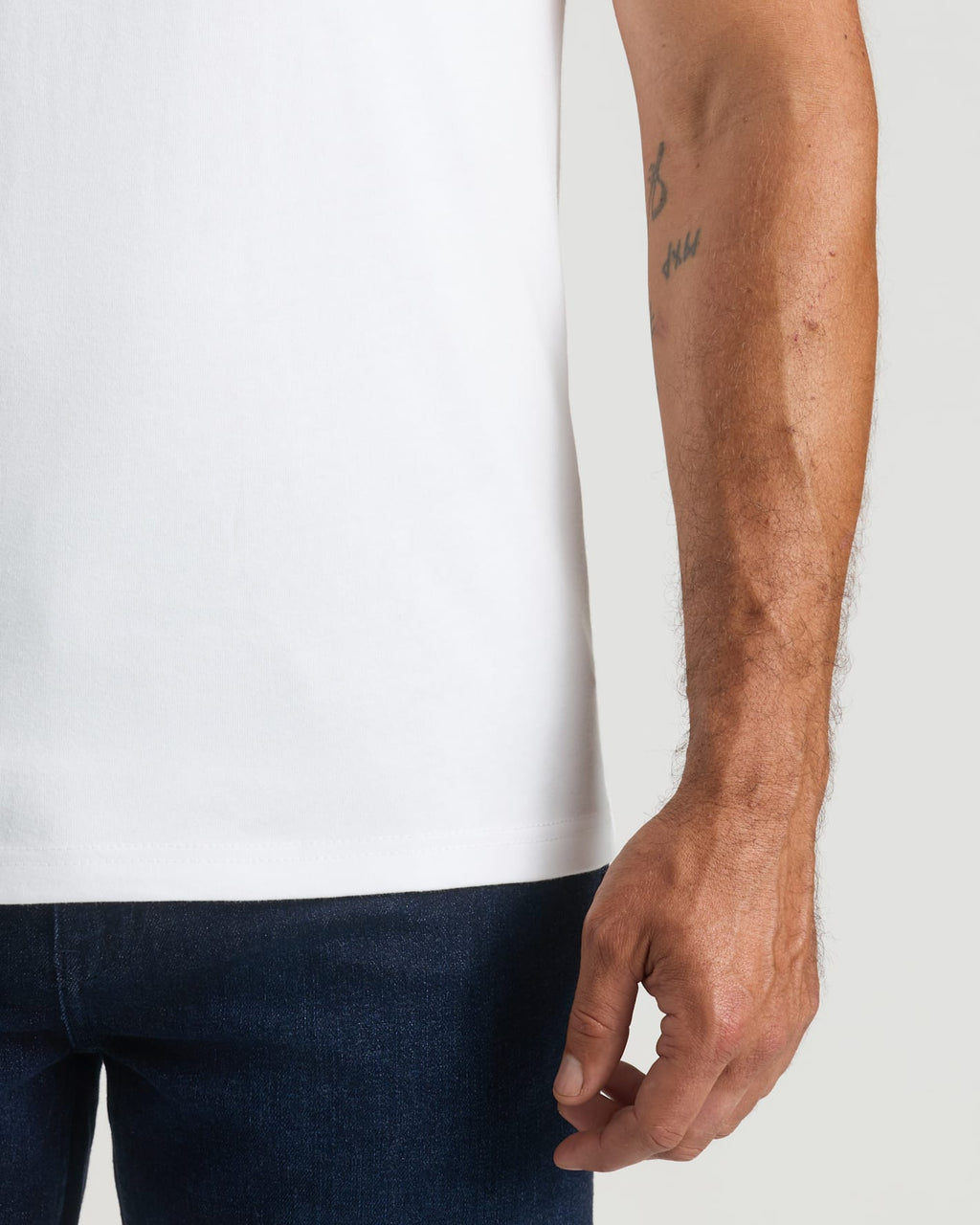 Pack de 3 camisetas blancas de cuello redondo de peso pesado - vittoria stile