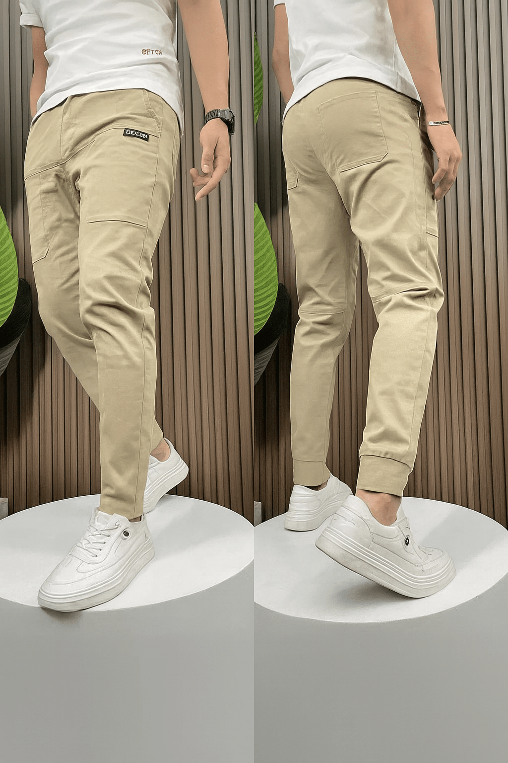 Pantalón Cargo Elástico - vittoria stile