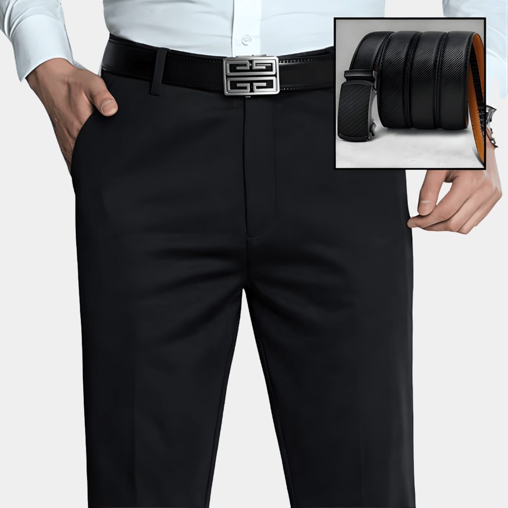 Pantalon Clasico Hombre Stretch + Cintura in Omaggio - vittoria stile
