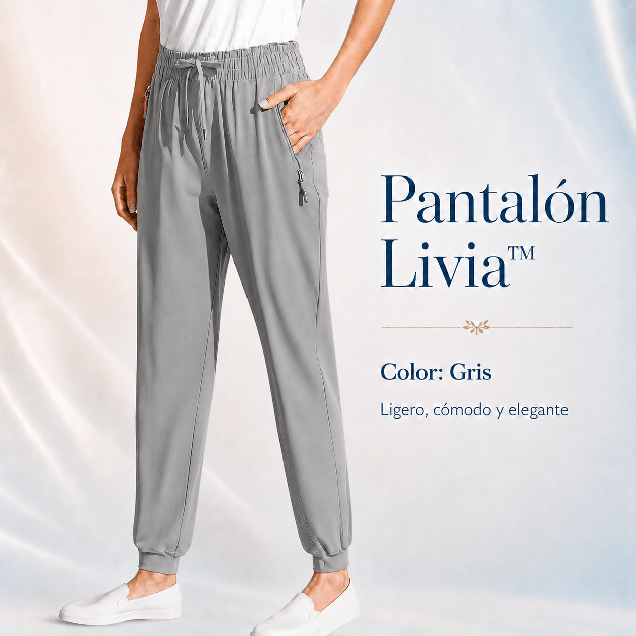 Pantalón Livia™ – Fresco, Ligero y Cómodo - vittoria stile