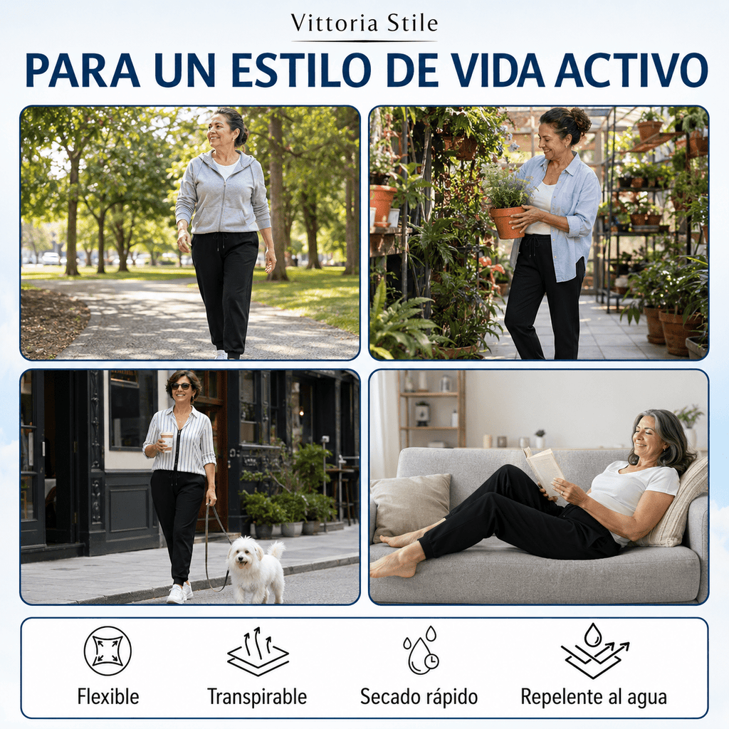 Pantalón Livia™ – Fresco, Ligero y Cómodo - vittoria stile