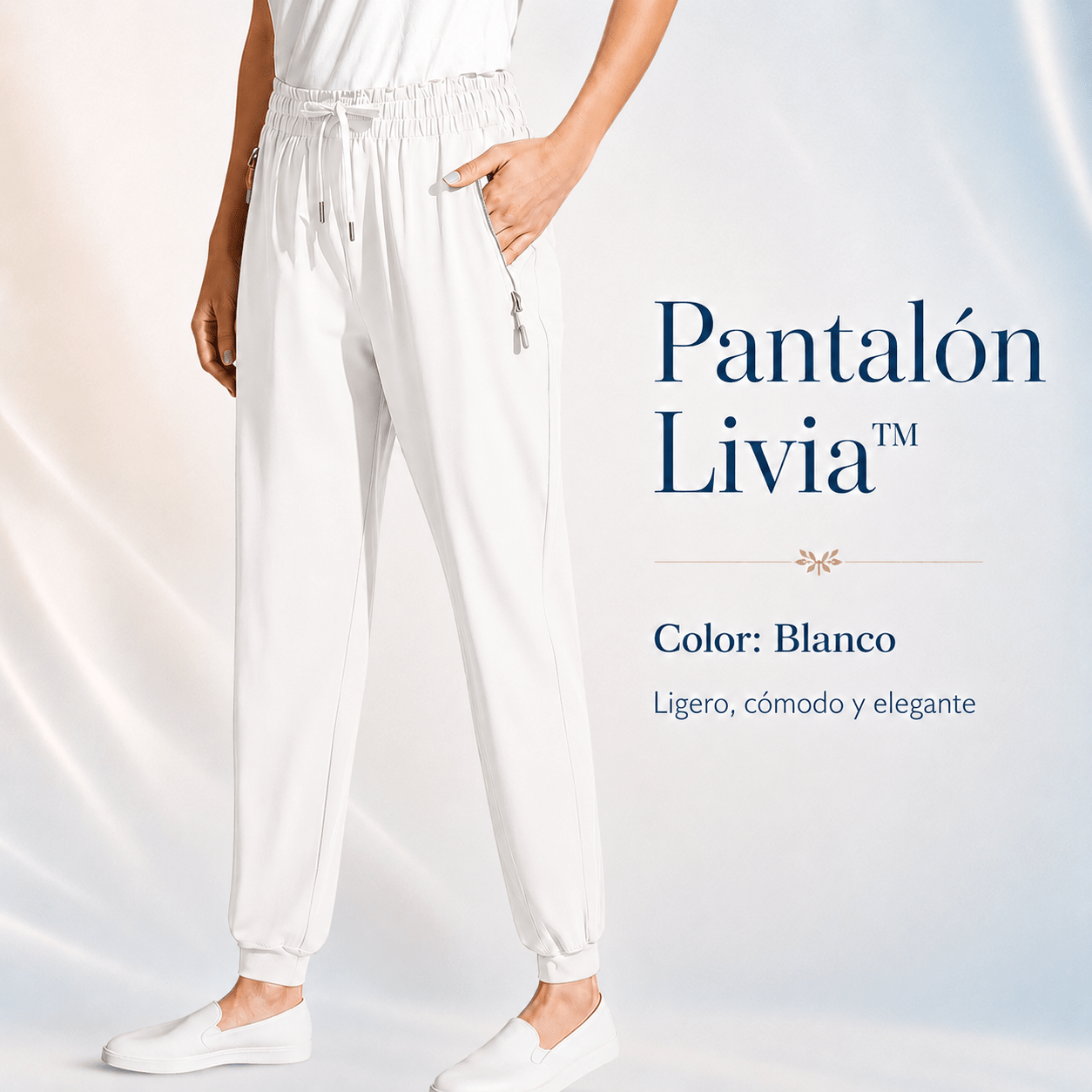 Pantalón Livia™ – Fresco, Ligero y Cómodo - vittoria stile