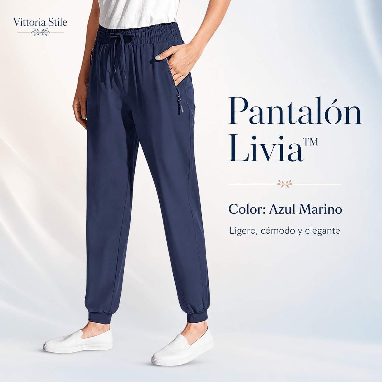 Pantalón Livia™ – Fresco, Ligero y Cómodo - vittoria stile
