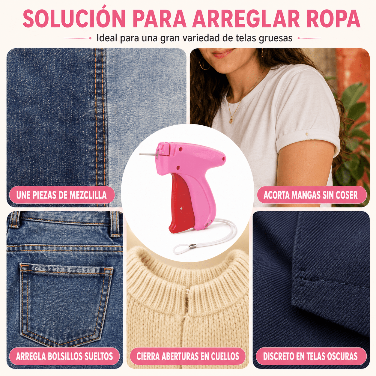 Pistola Ajustadora de Ropa – Sin Coser | 70% OFF - vittoria stile