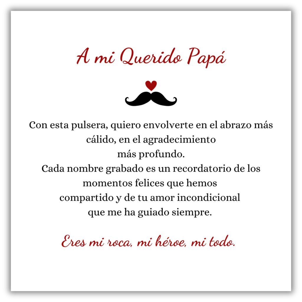 Pulsera Amor Paterno - Hombre - vittoria stile