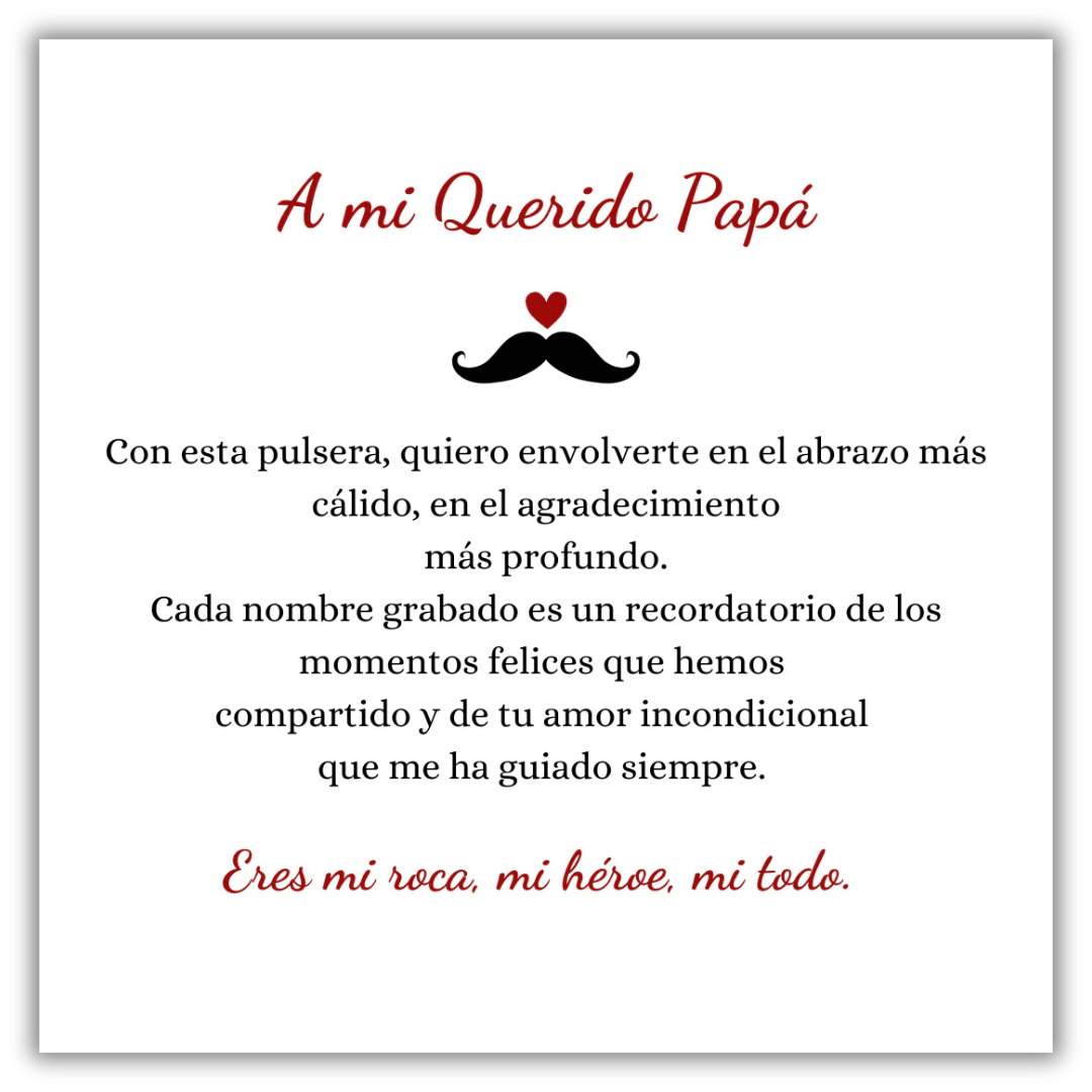 Pulsera Amor Paterno - Hombre - vittoria stile