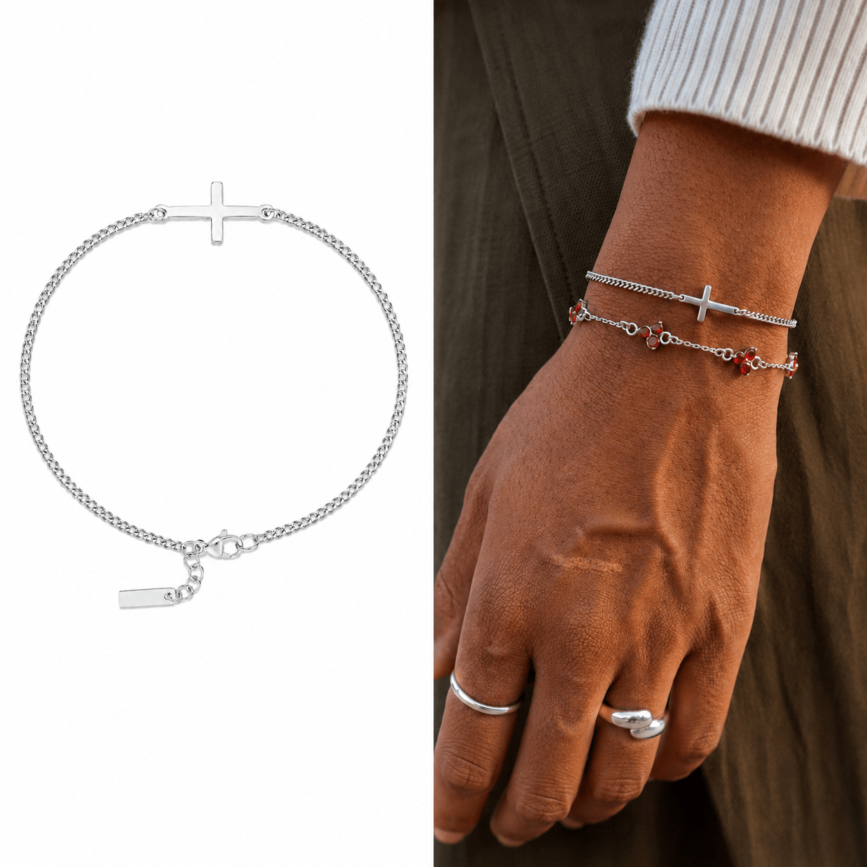 PULSERA CRUZ ETERNA - vittoria stile