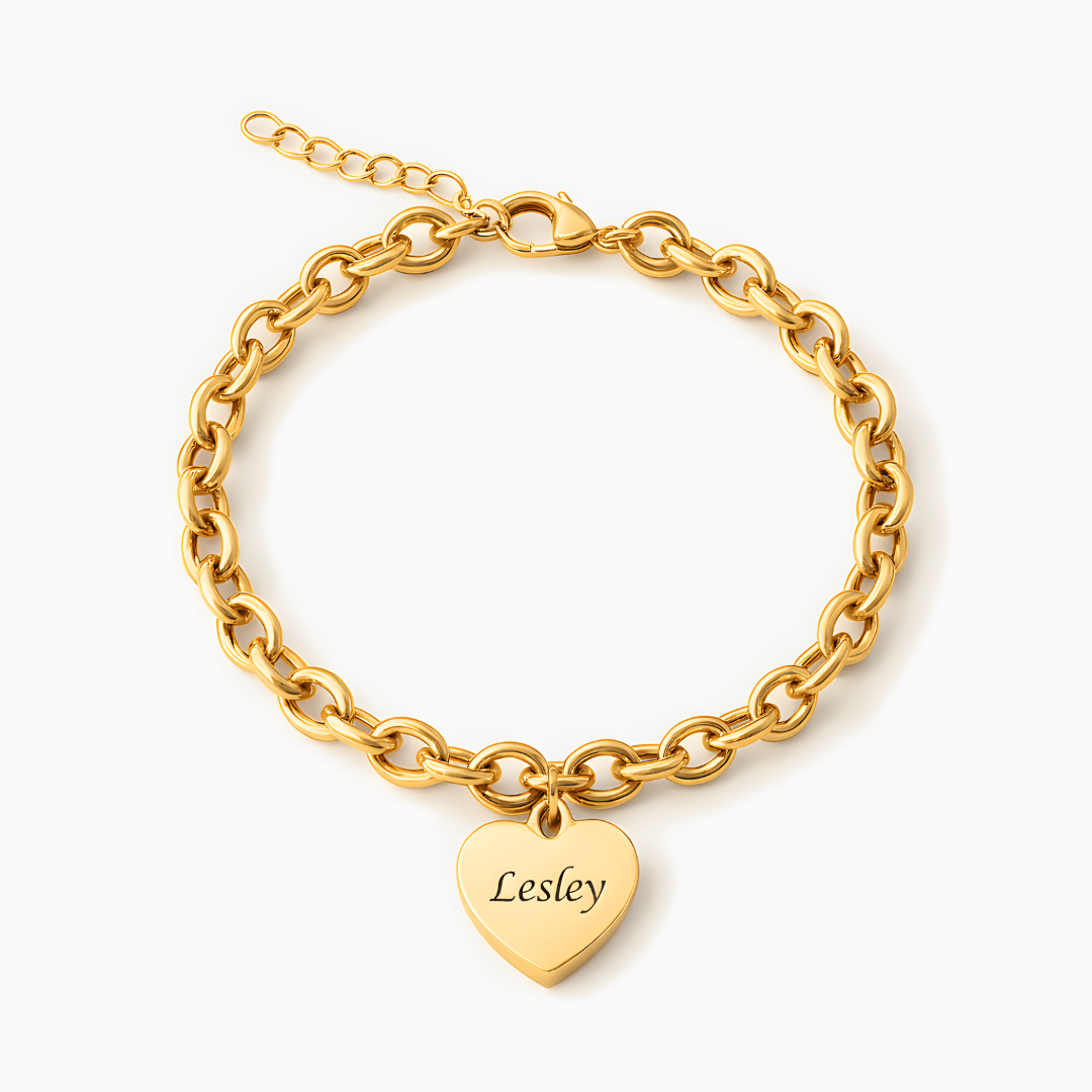 Pulsera de corazones - Personalizable hasta 6 corazones - vittoria stile