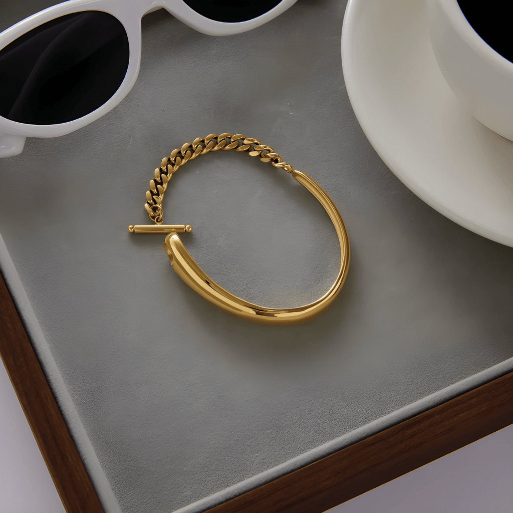 Pulsera Golden Asimétrica - vittoria stile