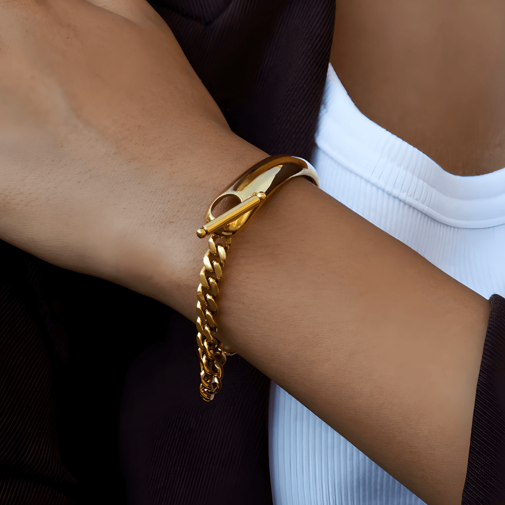 Pulsera Golden Asimétrica - vittoria stile