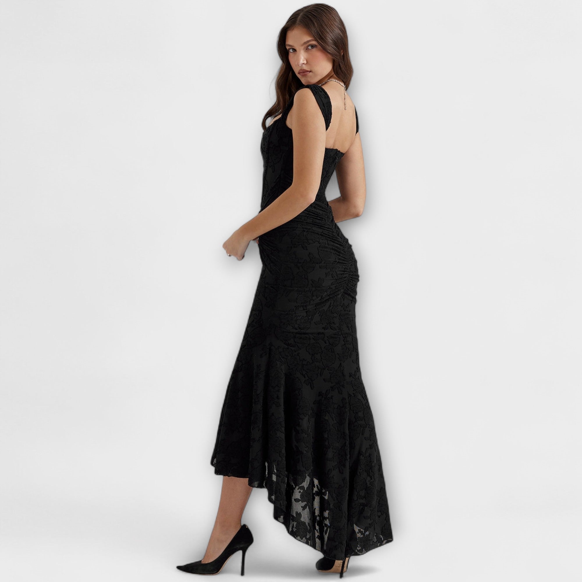 Renske - Vestido largo con corsé elegante y refinado - vittoria stile