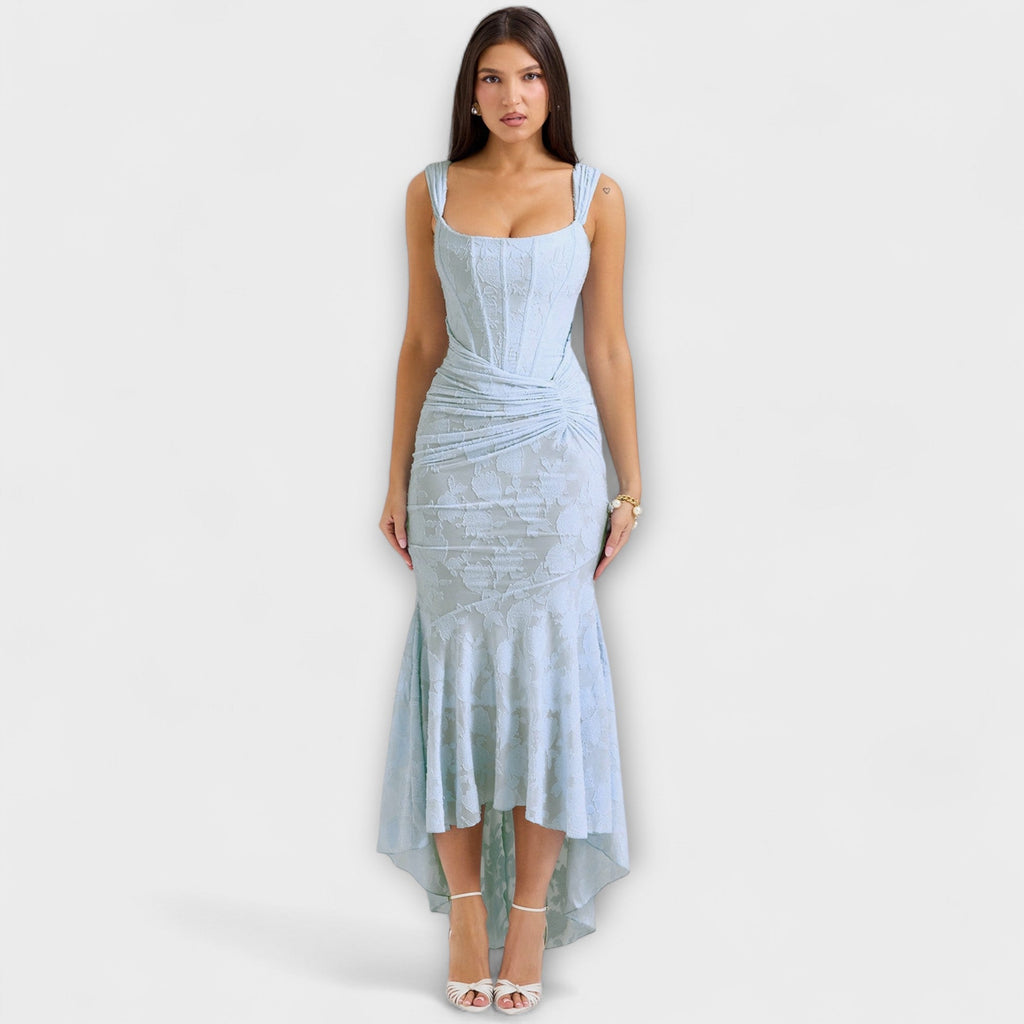 Renske - Vestido largo con corsé elegante y refinado - vittoria stile