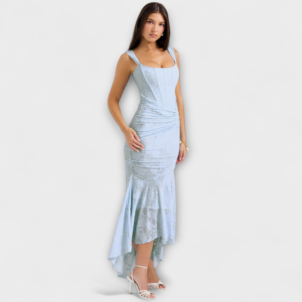 Renske - Vestido largo con corsé elegante y refinado - vittoria stile