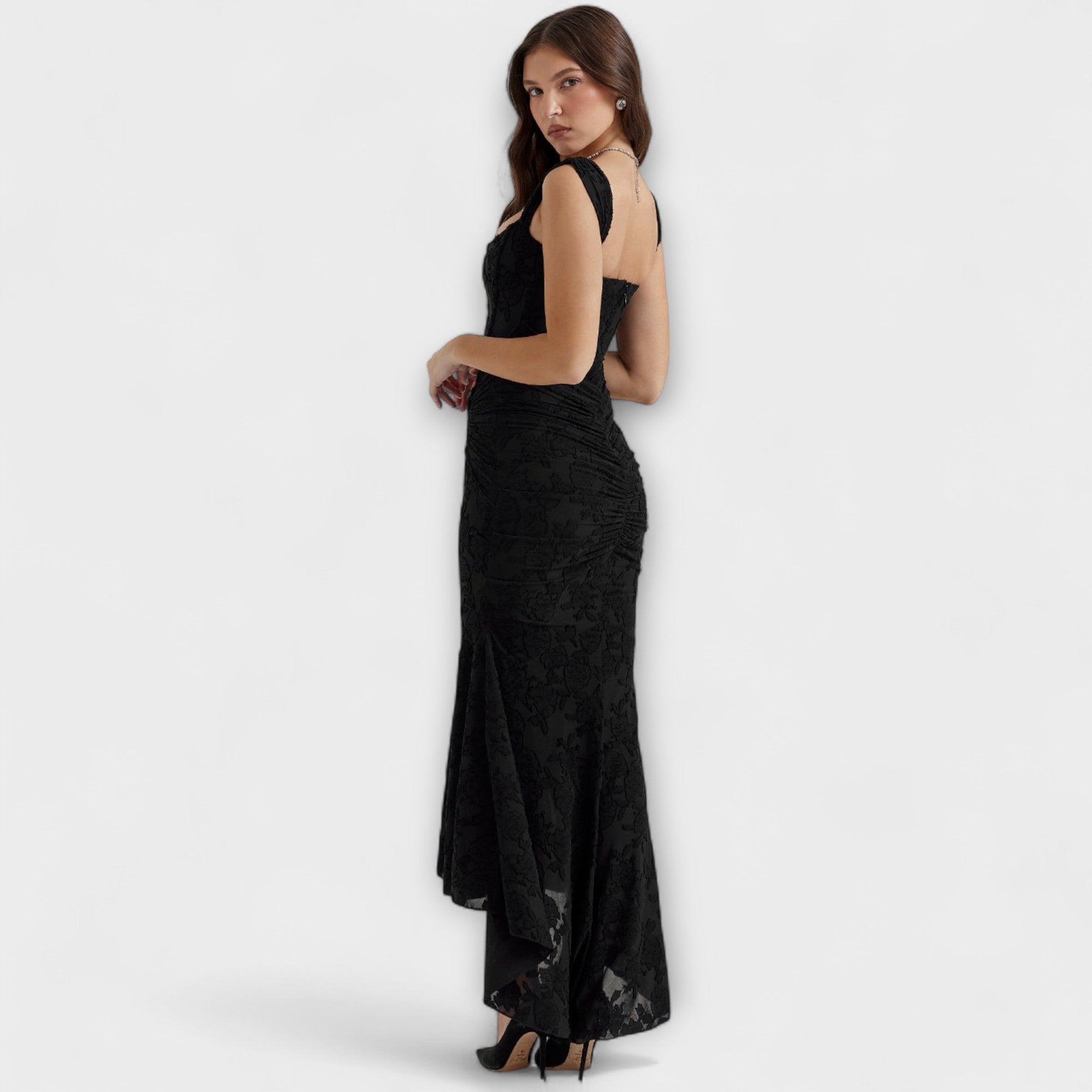 Renske - Vestido largo con corsé elegante y refinado - vittoria stile
