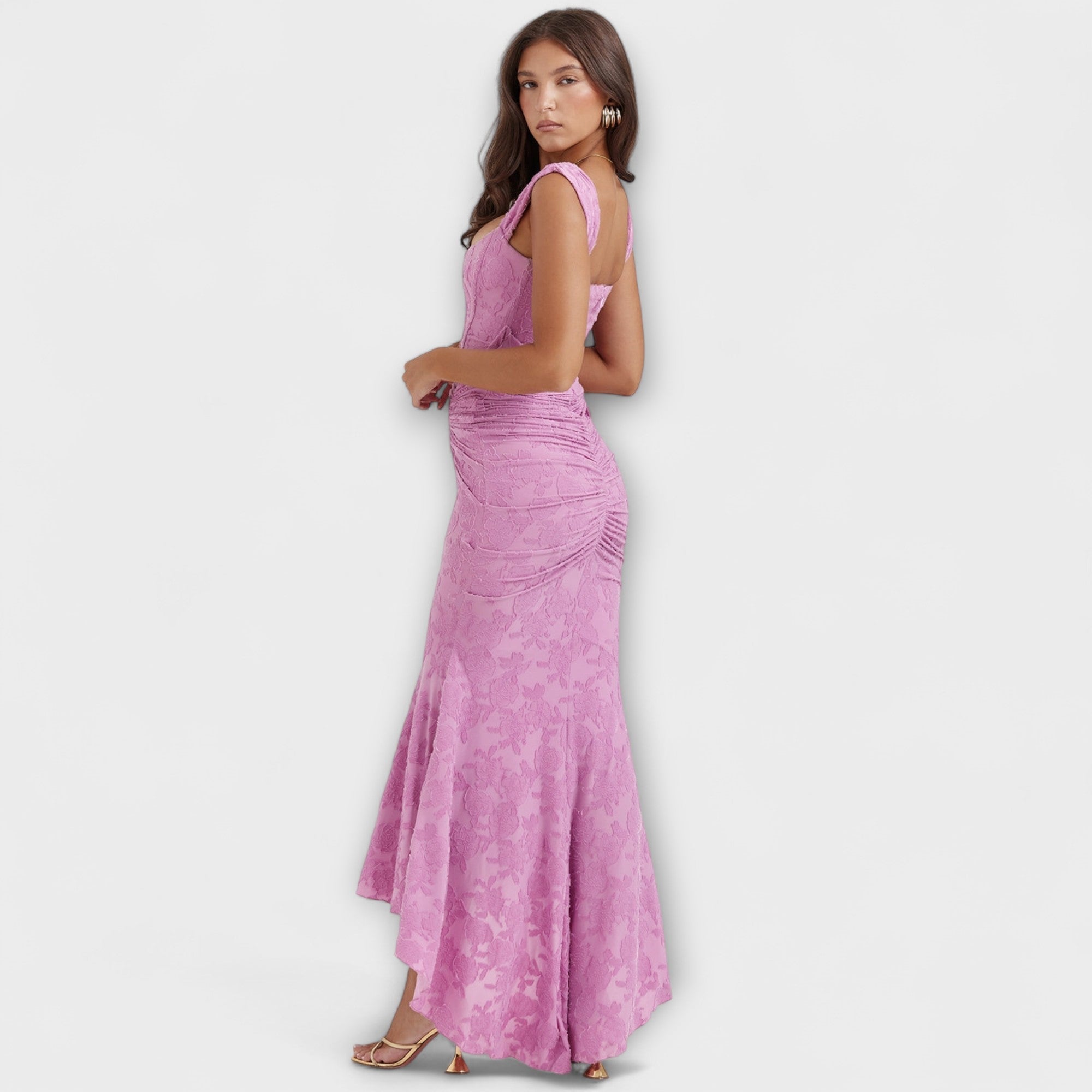 Renske - Vestido largo con corsé elegante y refinado - vittoria stile