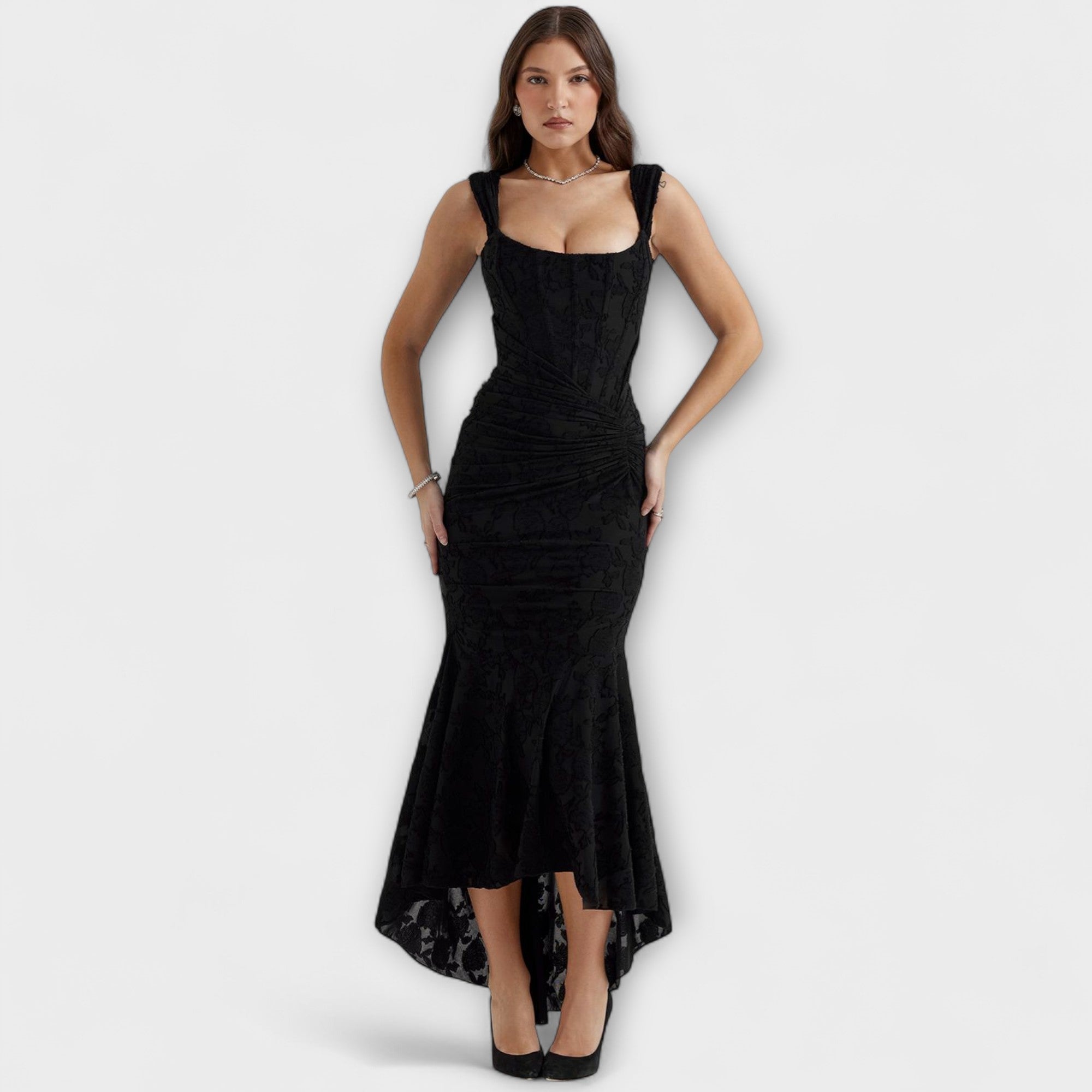 Renske - Vestido largo con corsé elegante y refinado - vittoria stile