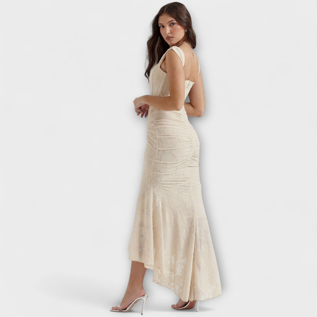 Renske - Vestido largo con corsé elegante y refinado - vittoria stile