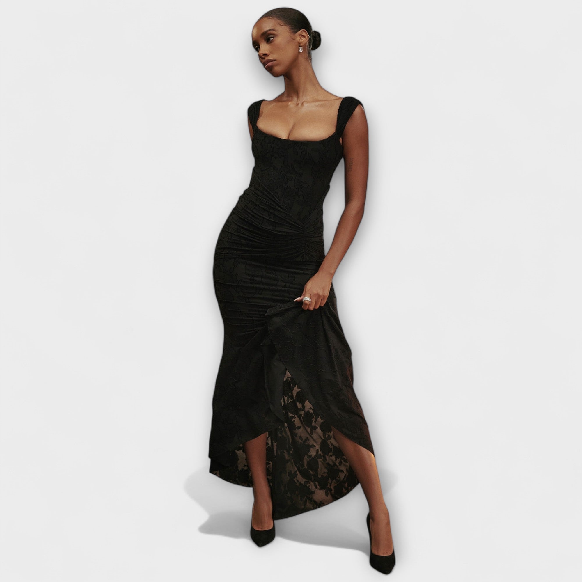 Renske - Vestido largo con corsé elegante y refinado - vittoria stile