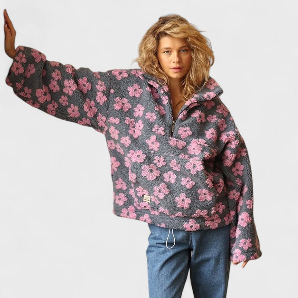 Rosa | Suéter de forro polar - vittoria stile