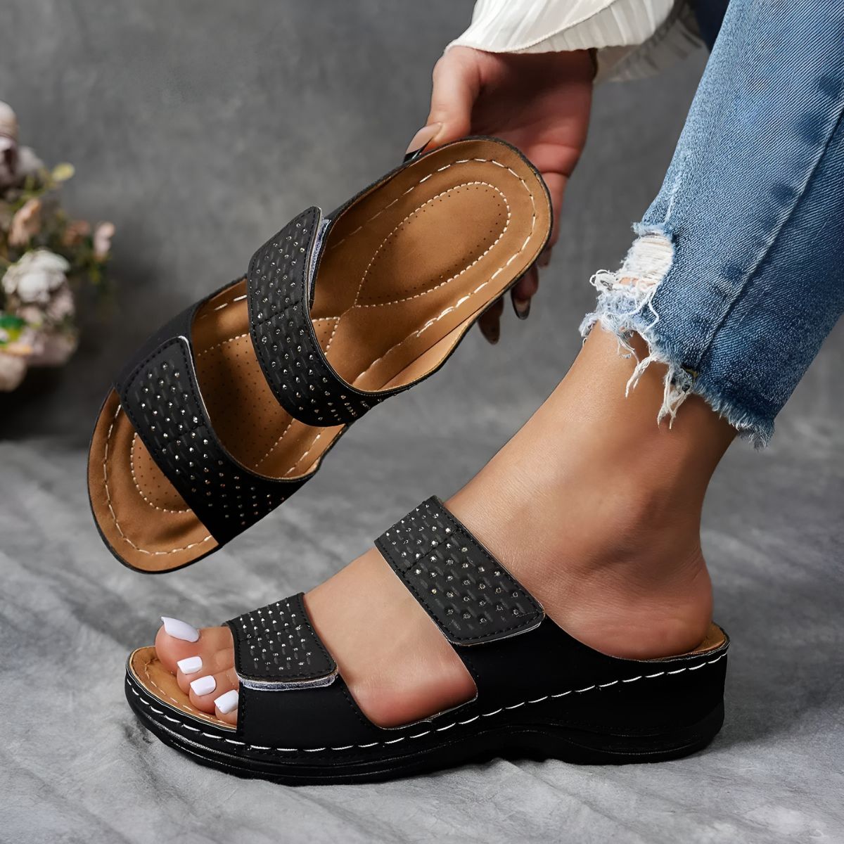 SHERRY™|SANDALI ORTOPEDICI - vittoria stile