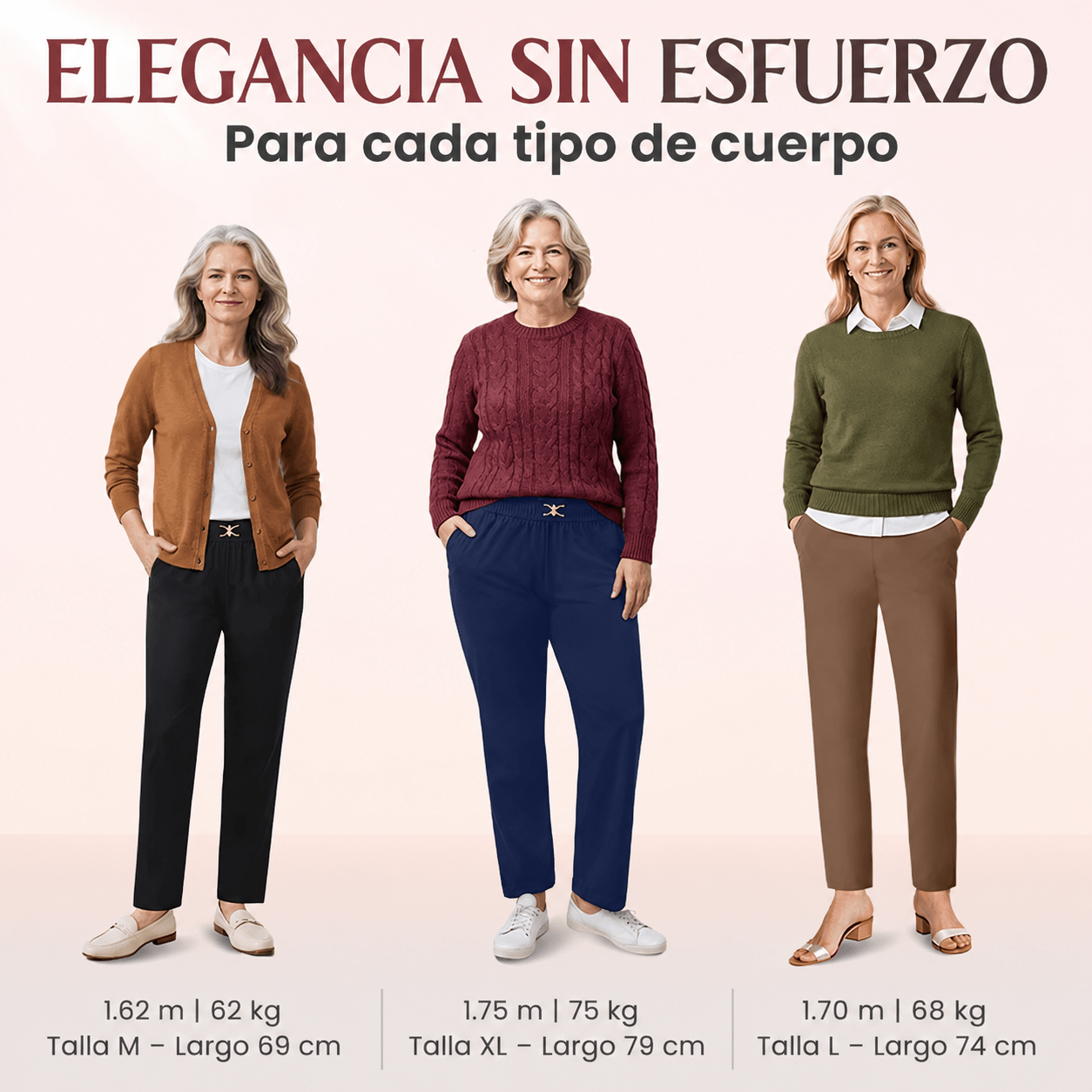 VELIA™ | Pantalón ligero de cintura cómoda y caída elegante - vittoria stile