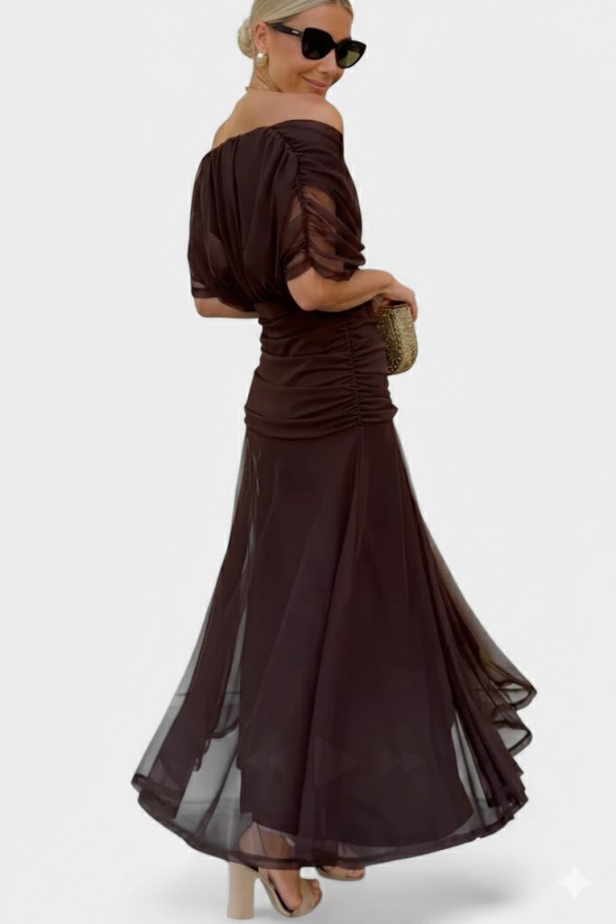 Velora™ | Vestido Floral Largo con Escote en V - vittoria stile