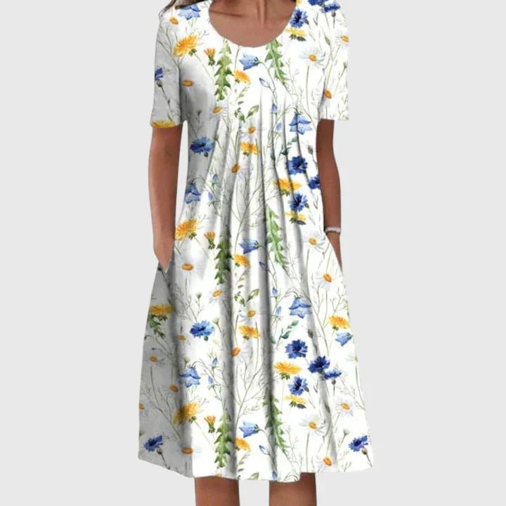 Vestido elegante que cubre el abdomen - vittoria stile