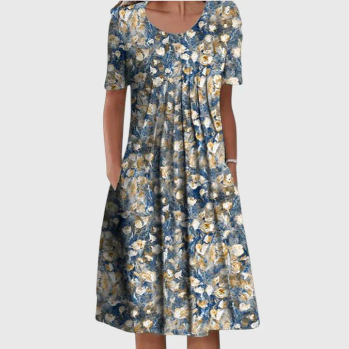 Vestido elegante que cubre el abdomen - vittoria stile
