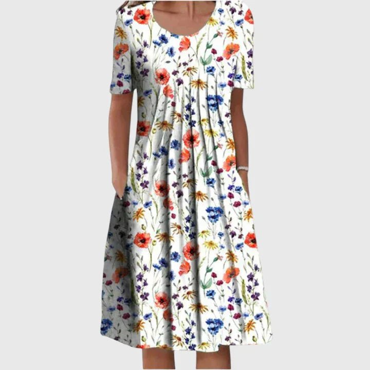 Vestido elegante que cubre el abdomen - vittoria stile
