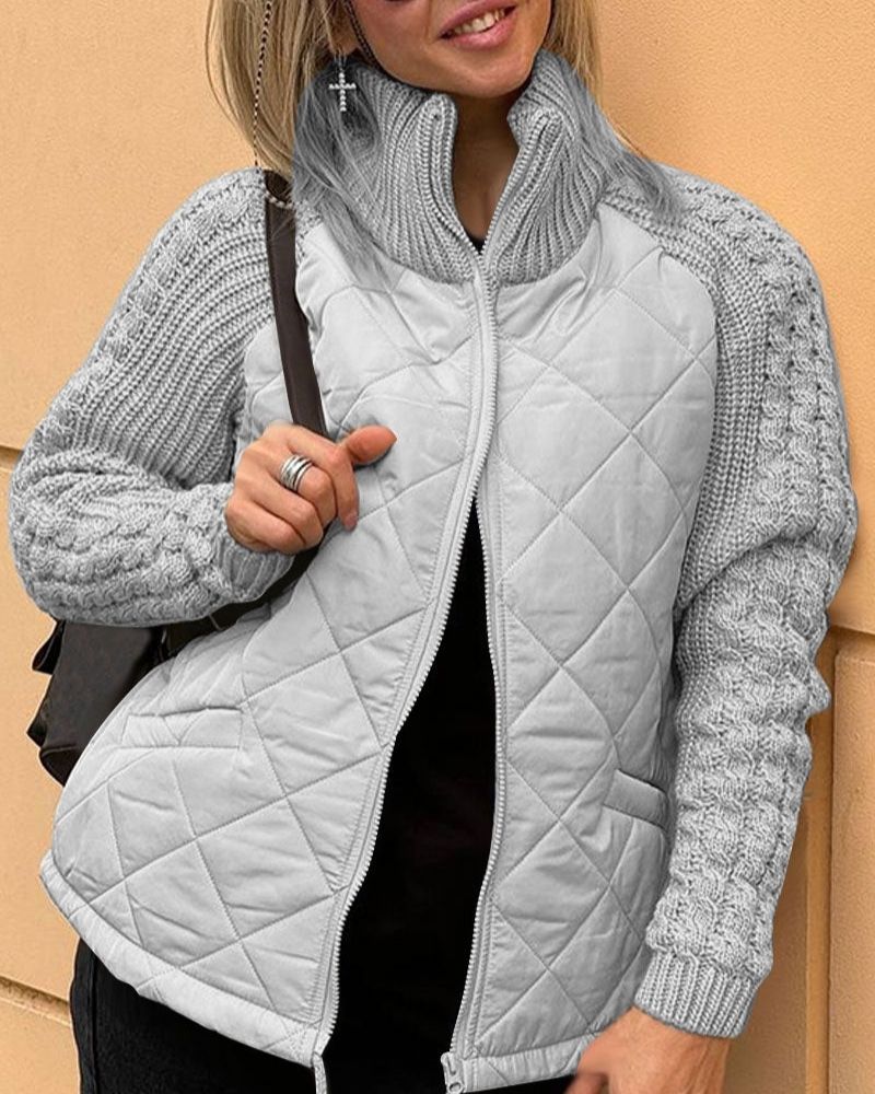 Victoria | Chaqueta de Forro Polar de Punto Casual - vittoria stile