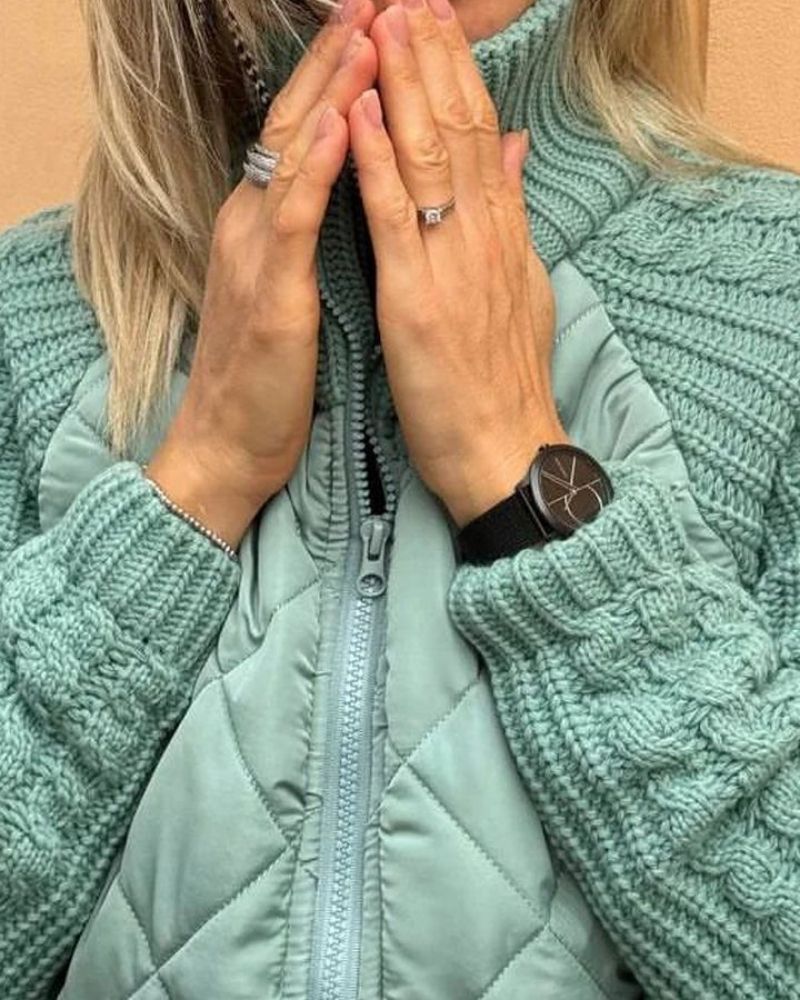 Victoria | Chaqueta de Forro Polar de Punto Casual - vittoria stile