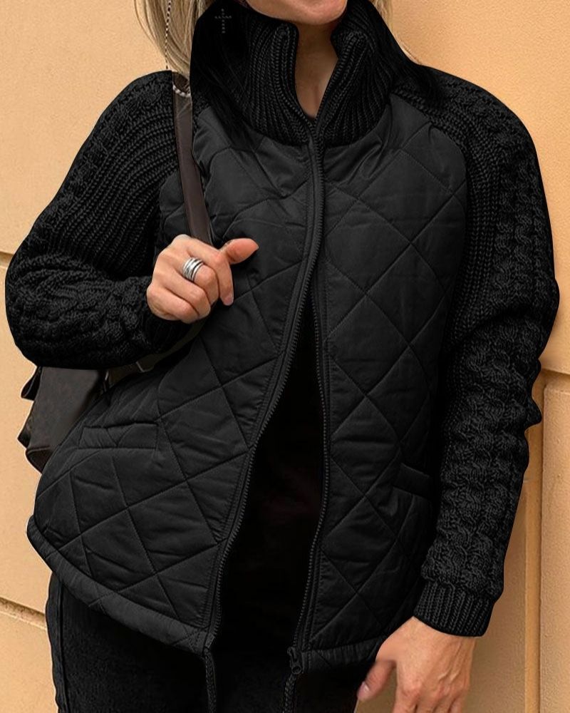 Victoria | Chaqueta de Forro Polar de Punto Casual - vittoria stile