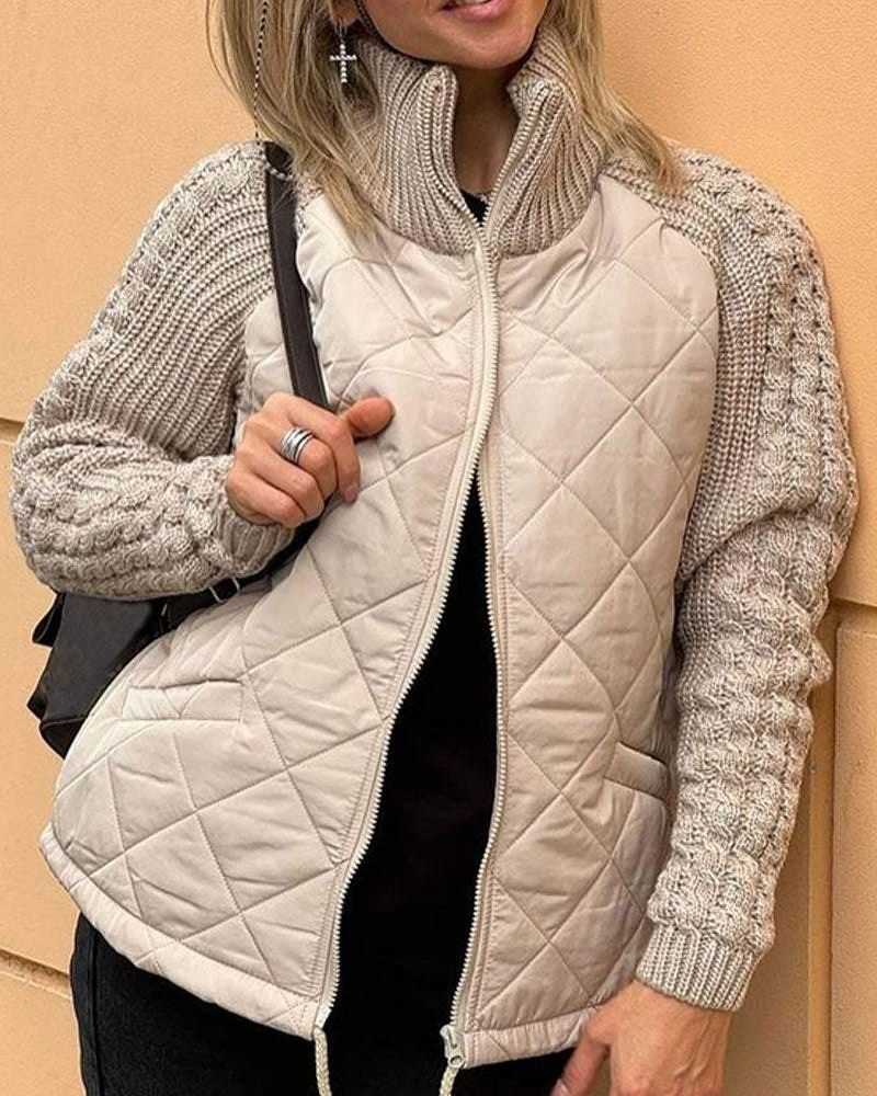 Victoria | Chaqueta de Forro Polar de Punto Casual - vittoria stile