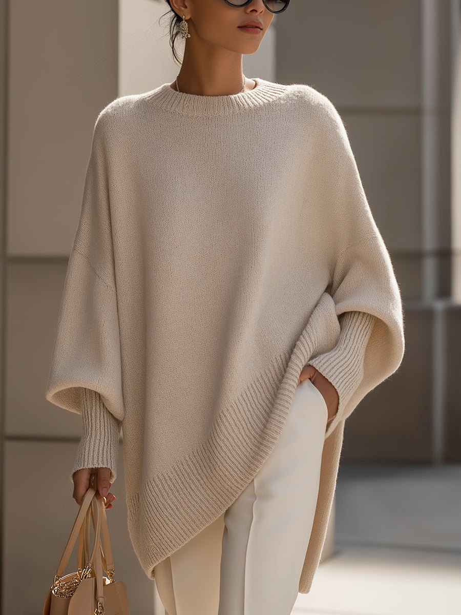 Wanwen | Suéter elegante de lana mezclada - vittoria stile