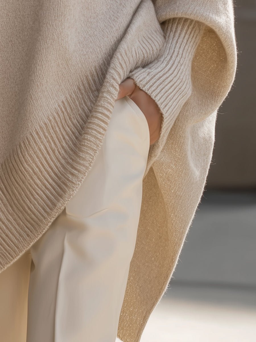 Wanwen | Suéter elegante de lana mezclada - vittoria stile