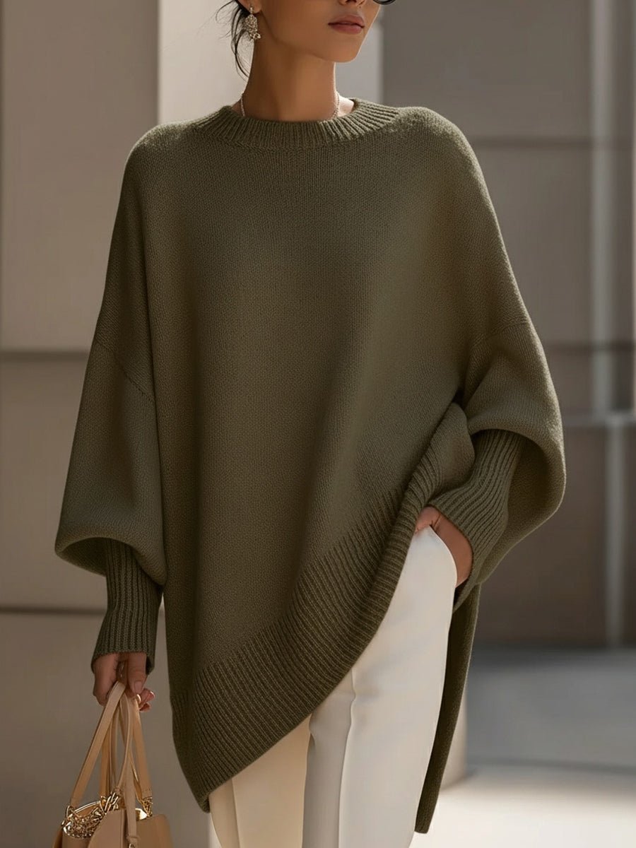 Wanwen | Suéter elegante de lana mezclada - vittoria stile
