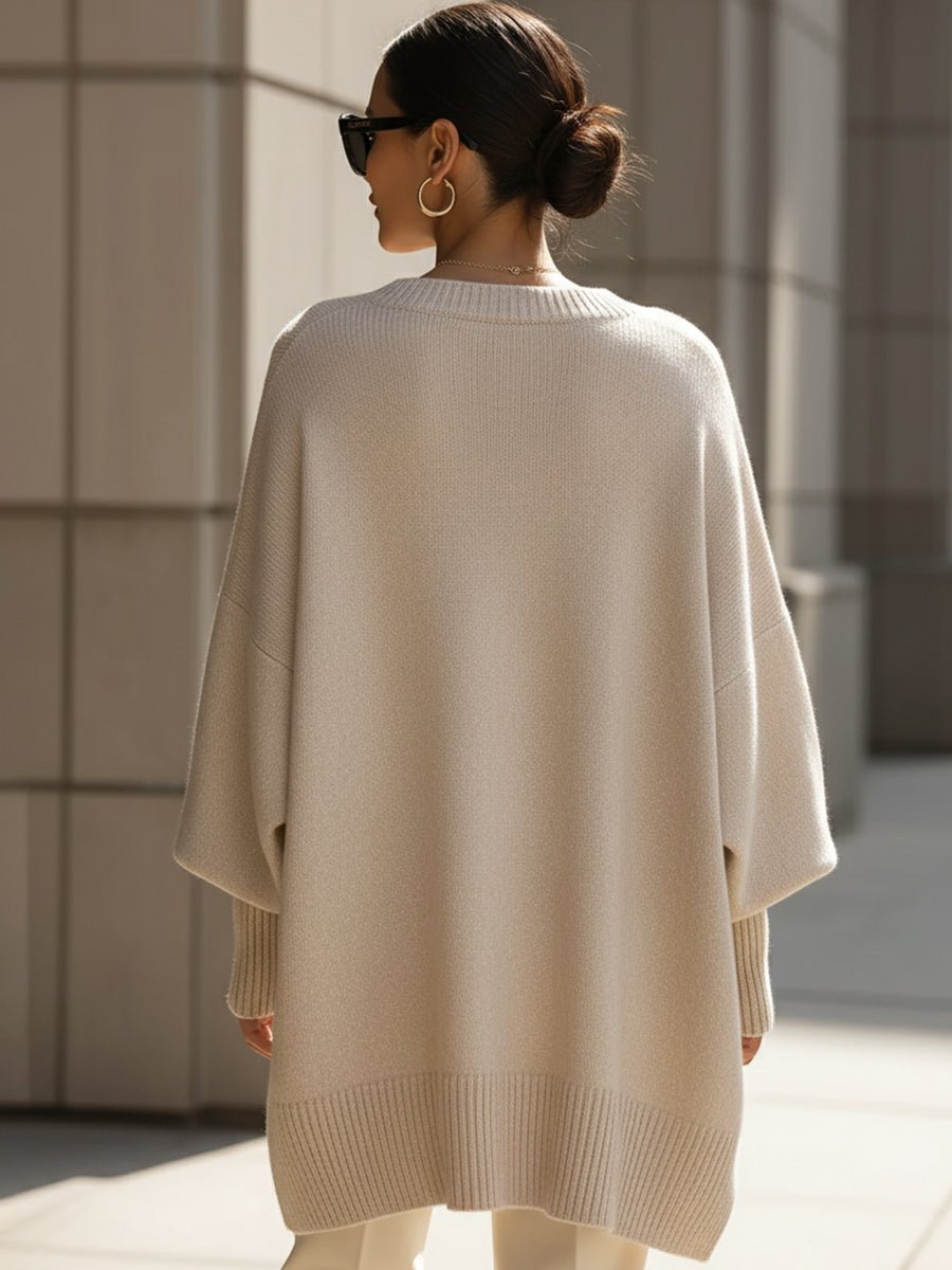 Wanwen | Suéter elegante de lana mezclada - vittoria stile