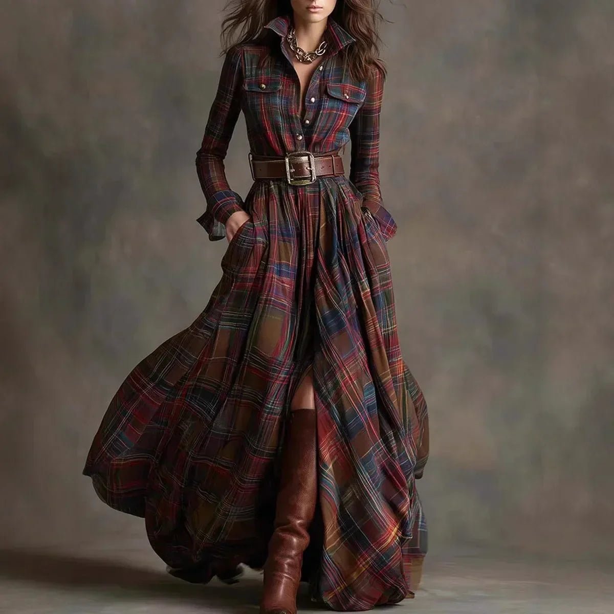 YVONE™|ABITO MAXI ELEGANTE - vittoria stile