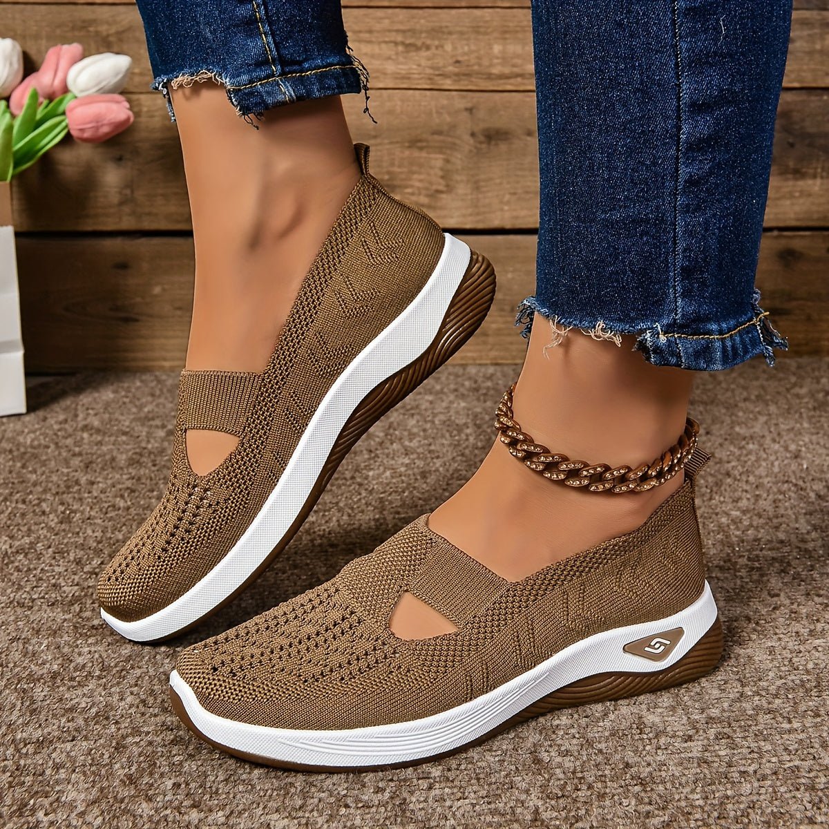 Zapatillas cómodas antideslizantes para caminar. - vittoria stile