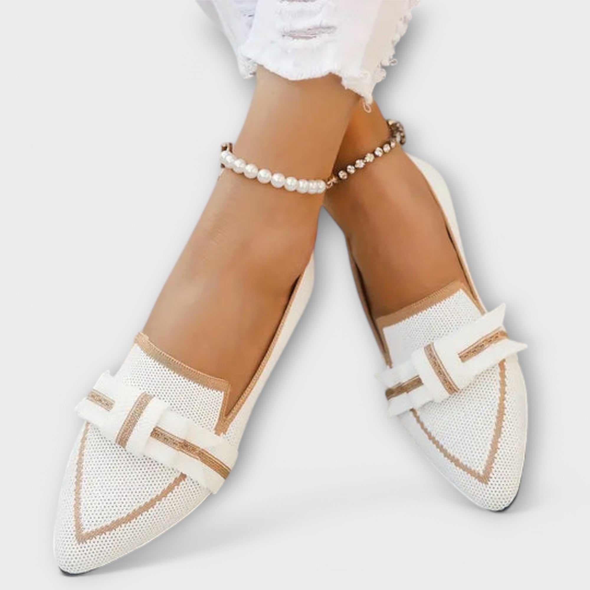 Zapatos planos para mujer con diseño de nudo - vittoria stile