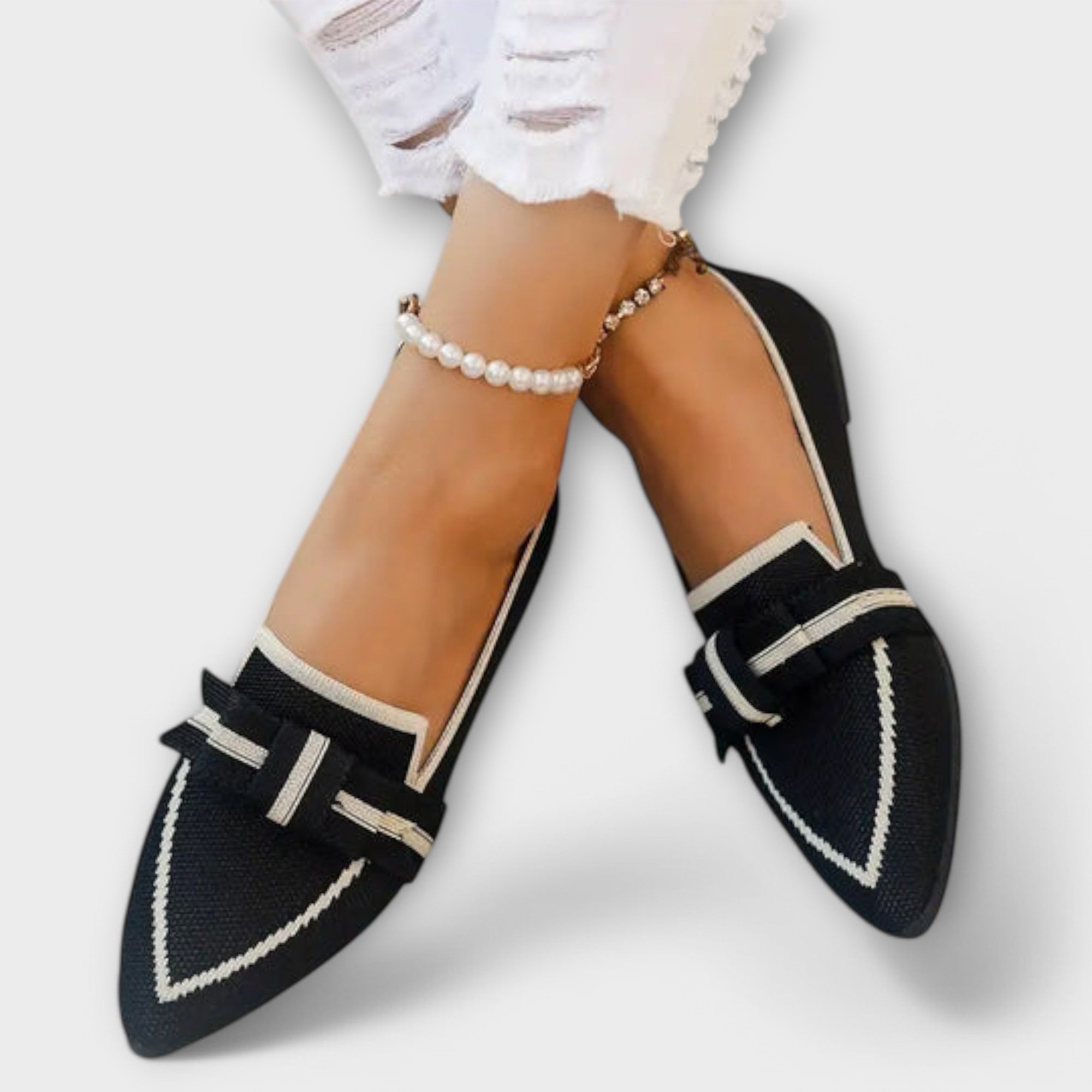 Zapatos planos para mujer con diseño de nudo - vittoria stile
